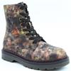HEAVENLY FEET WOMENS ZIP LACE ANKLE BOOT - BRONZE PEONY